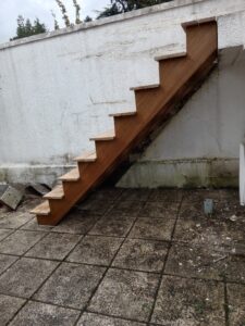 Marches lames terrasse Cumaru escalier - ETS SEVIN