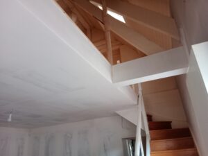 Plancher pin massif pose - ETS SEVIN