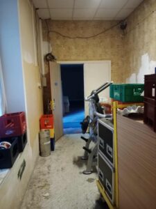 Pose plaques de plâtre Hôtel Hermitage